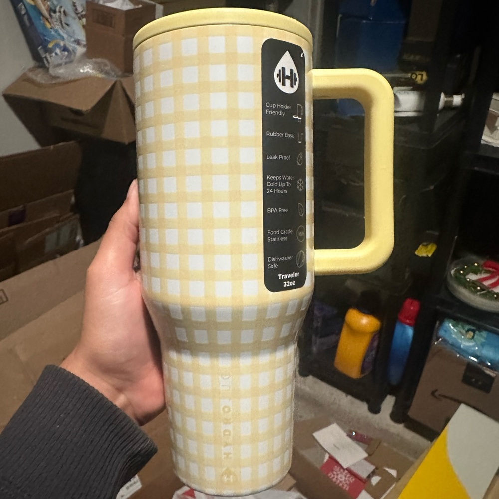 Hydrojug 32oz Sunny Sips traveler tumbler